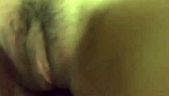 big purple dildo in a tight wet pussy.