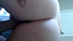 Girlfriend rides friend in cowgirl position