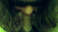 My girlfriend gives me a blindfold blowjob, feels so good