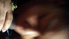 Early morning chewy sucking black cock.