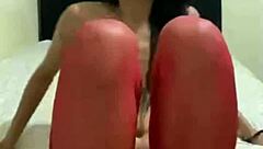 bia hot, the morena, asks for a foot massage while naked in this fetish video