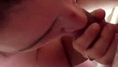 saltedrat gives blowjob in the shower while bathing