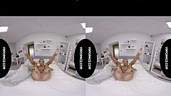 Vr - Big Black Dildo In Tight Pussy With Milf And Toys