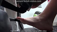 i'm pumpin the pedal barefoot in the truck