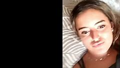 Ex-girlfriend chats naked while masturbating