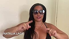 Hot young girl shows ass