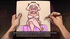 My pig princess undresses while I paint her 😘 ep 17.