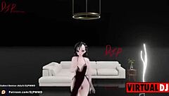 cute futa rachel, you dancing to pop blender mmd 1565?