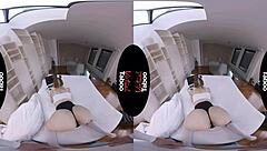 Virtual taboo blowjob with shaved pussy action! 🔥