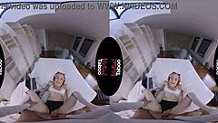 Virtual taboo blowjob with shaved pussy action! 🔥