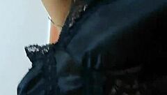 Hanna bound and pees on herself