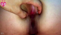 Intense asian japanese girl widens asshole during anal assfucking masturbation session