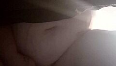 bbw takes doggy pounding from below with monster cock.