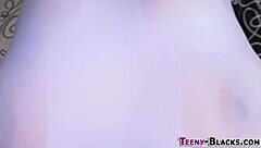 Nubian teen in lingerie masturbates to monster cock 😍