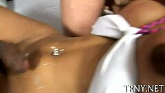 sexy tranny dives into deep sucking sessions, exploring every inch with eager lips and tongue for ultimate satisfaction in steamy encounters