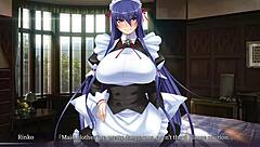 Taimanin Yukikaze 2 Part 18 shows Rinko in wild action