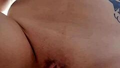 afeitándome el coño shaved pussy babe horny