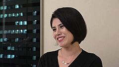 Golf coach uses his stick on big tits and ass