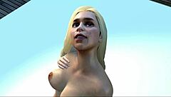 emilia clarke, cum on my face, so hot! 😍