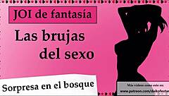 Instrucciones interactivas de paja en juego de bosque fantástico medieval