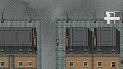 Cute girl exposes small tits near oblivious men in detective story part 3