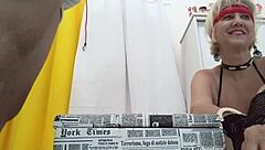 Handcuffed Blonde MILF Stella Still Submits To Oral With Leo Fernandez.