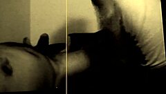 this black and white amateur couple just suck and fuck like crazy, reaching orgasm together