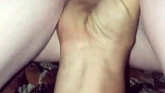 Wife Squirting Hard and Taking a Messy Creampie in Action!