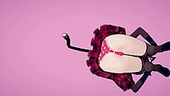 D va gatita dances and seeks milk