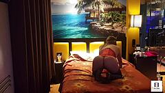 Peruvian amateur couple gets wild in red corset outfit