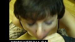 Wow, watch an elderly lady caress herself and work her mouth!