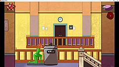 Being a spy on intimate training session of Peppercorns in a 2D world