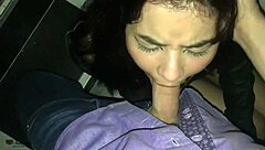 Incredible latina teen mafer oficial gives homemade blowjob and footjob with stunning feet