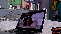 Pov Amateur Deepthroating Babe Riding Cock After Hitachi