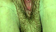 Playing With Her Pussy Bent Over To See All The Pink