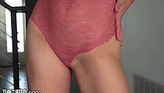 Cute Brunette Babe With Small Tits Gets Deepthroat Blowjob