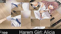 i play as harem girl alicia in this anime hentai game adventure