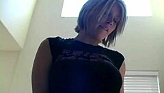 Hot Paige dances sexily backstage, licking her tits to orgasm.