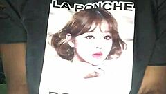 crazybitch6 twerks with her clothes on in a close-up view