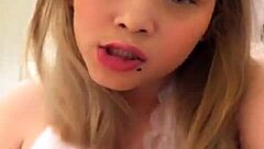 intriguing big tits bouncing in mlive scene