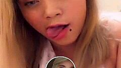 intriguing big tits bouncing in mlive scene