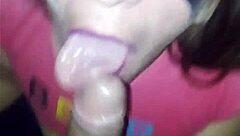 I loved that latina milf blowjob