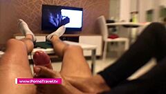 Girlfriend's Feet Massage Turns Sexy