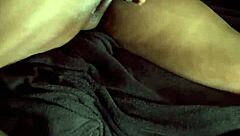 Having fun masturbating on the oiled sofa 😏