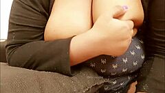 I fucking this indian sexy baby showing her natural tits... oops