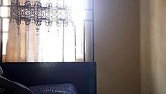 My friend lets me fuck his girlfriend, milf facial on her cock