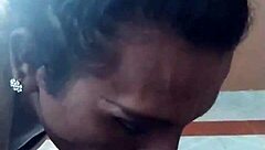 obedient shemale sucking cock 😏