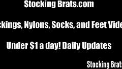 Watch Us Sucking Toes In Our Sexy Little 18+ Stockings