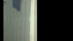 Morena offered her ass while corno worked naked at home