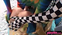 college teen 18+ costume party in dorm turns wild. groupsex erupts with amateurs 😏